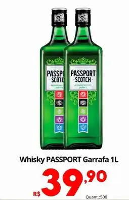 Althoff Supermercados Whisky passport garrafa 1l oferta