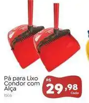 Novo Atacarejo Condor - pà para lixo com alça oferta
