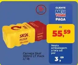 Tonin Superatacado Skol - cerveja oferta