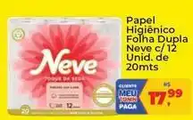 Tonin Superatacado Neve - papel higiênico folha dupla oferta