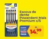 Tonin Superatacado Powerdent - escova de dente premium c/5 oferta