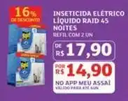 Assaí Atacadista Raid - inseticida elétrico líquido 45 noites oferta