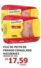 Assaí Atacadista Naturaves - filé de peito de frango congelado oferta