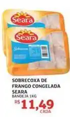 Assaí Atacadista Seara - sobrecoxa de frango congelada oferta