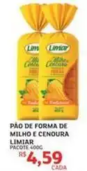 Assaí Atacadista Limiar - pão de forma de milho e cenoura oferta
