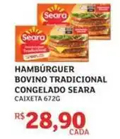 Seara - hambúrguer bovino tradicional congelado
