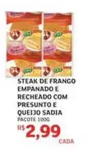 Assaí Atacadista Sadia - steak de frango empanado e recheado com presunto e queijo oferta