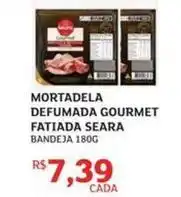 Seara - mortadela defumada gourmet fatiada