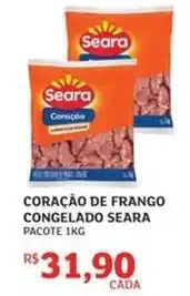 Assaí Atacadista Seara - coração de frango congelado oferta