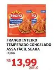 Assaí Atacadista Seara - frango inteiro temperado congelado assa fácil oferta