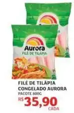 Assaí Atacadista Aurora - filé de tilápia congelado oferta
