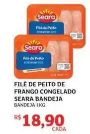 Assaí Atacadista Seara - filé de peito de frango congelado oferta