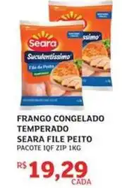 Assaí Atacadista Seara - frango congelado temperado oferta