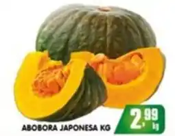 Higa's Supermercado abobora japonesa kg oferta