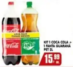 Higa's Supermercado kit 1 cola coca + 1 fanta guaraná oferta