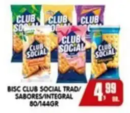 Higa's Supermercado Bisc club social trad/ sabores/integral oferta