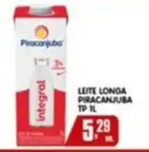 Higa's Supermercado Leite longa piracanjuba tp 1l oferta