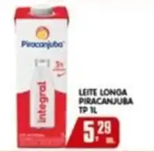 Higa's Supermercado Leite longa piracanjuba tp 1l oferta