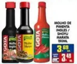 Higa's Supermercado molho de pimenta ingles / shoyu marata oferta