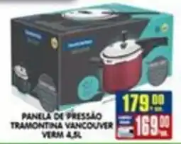 Higa's Supermercado Panela de pressão tramontina vancouver vermelha 4,5l oferta