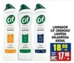 Higa's Supermercado Limpador cif cremoso limpeza milagrosa oferta