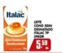 Higa's Supermercado Leite com semi desnatado italac tp oferta