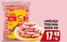 Higa's Supermercado Linguiça Toscana Sadia Kg oferta