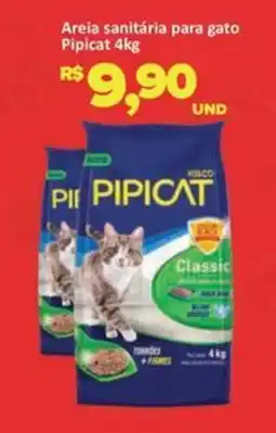 Paulistão Supermercados Areia sanitária para gato pipicat oferta