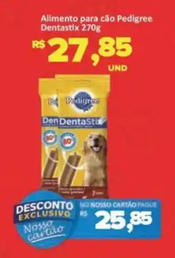 Paulistão Supermercados Alimento para cão Pedigree Dentastix oferta