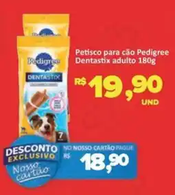 Paulistão Supermercados Petisco para cão pedigree dentastix adulto oferta