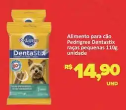 Paulistão Supermercados Alimento para cão Pedigree Dentastix raças pequenas oferta