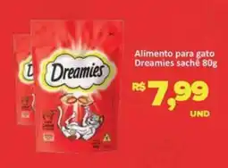 Paulistão Supermercados Alimento para gato dreamies sachê oferta