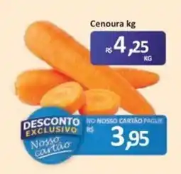 Paulistão Supermercados Cenoura kg oferta