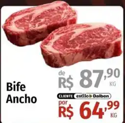 Supermercado Dalben Bife Ancho oferta