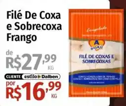 Supermercado Dalben Filé de coxa e sobrecoxa frango oferta