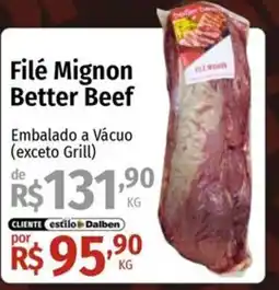 Supermercado Dalben Filé Mignon Better Beef oferta