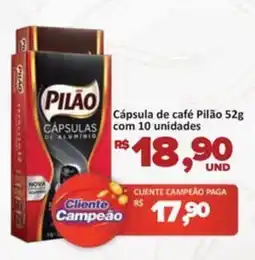 Paulistão Supermercados Cápsula de café Pilão oferta