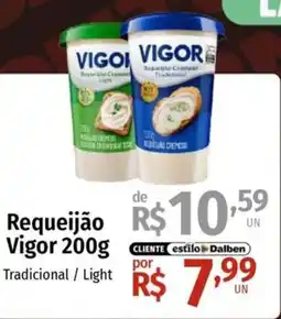 Supermercado Dalben Requeijão Vigor oferta