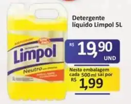 Paulistão Supermercados Detergente liquido Limpol oferta