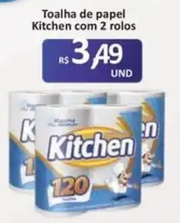 Paulistão Supermercados Toalha de papel kitchen com 2 rolos oferta