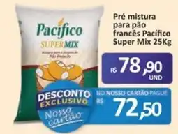 Paulistão Supermercados Pré mistura para pão francês Pacifico Super Mix oferta