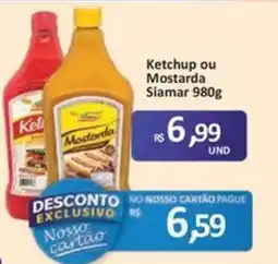 Paulistão Supermercados Ketchup ou Mostarda Siamar oferta