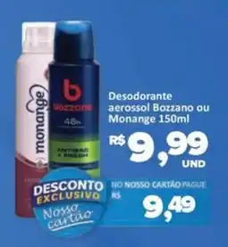 Paulistão Supermercados Desodorante aerossol bozzano ou monange oferta
