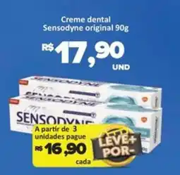 Paulistão Supermercados Creme dental sensodyne original oferta