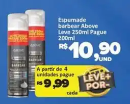 Paulistão Supermercados Espumade barbear above oferta