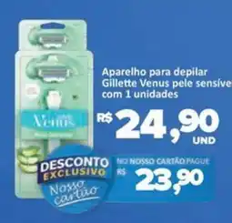 Paulistão Supermercados Aparelho para depilar gillette venus pele sensivel oferta