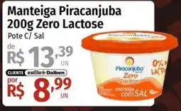 Supermercado Dalben Manteiga piracanjuba zero lactose oferta