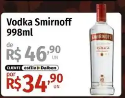 Supermercado Dalben Vodka smirnoff oferta