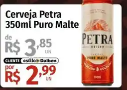 Supermercado Dalben Cerveja Petra 350ml Puro Malte oferta
