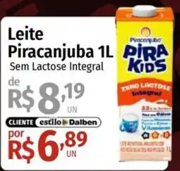 Supermercado Dalben Leite piracanjuba 1l sem lactose integral oferta